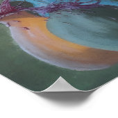 Water in Wijn Poster (Hoek)