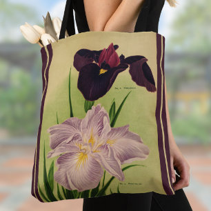 Water Iris Vintage Japanse Botanische Catalogus Ku Draagtas