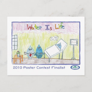 Water is leven briefkaart