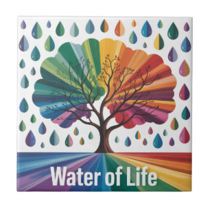 Water Is Leven Tegeltje