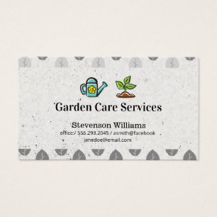 Water kan Teelt van Plant Visitekaartje