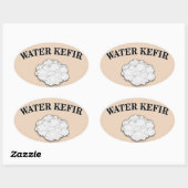 Water Kefir Ovale Sticker (Vel)