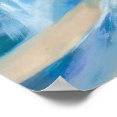 Water-kibbelen omhoog poster (Hoek)