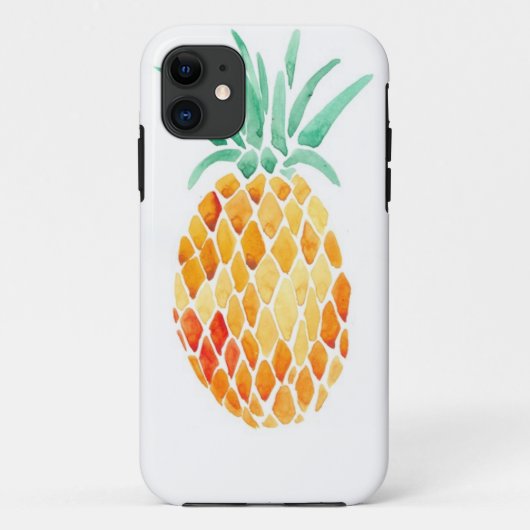 Water- Kleur ananas Case-Mate iPhone Case (Achterkant)