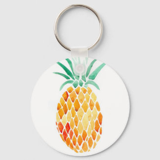 Water- Kleur ananas Sleutelhanger