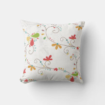 Water Kleur Bloemen Patroon Aangepaste Achtergrond
