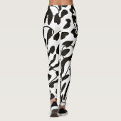 Water kleur koe huid Leggings (Achterkant)