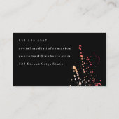 Water Kleur Levendig Expressief Visitekaartje (Achterkant)