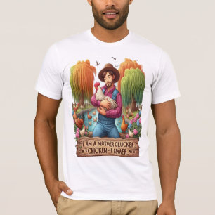 Water Kleur Moeder Kloper Kip Boer T-shirt