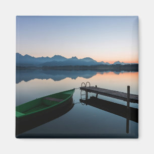 Water Lake Hopfen Bavarian Alps Germany Magneet