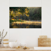 Water | Lake in Meahongson, Thailand Poster (Keuken)