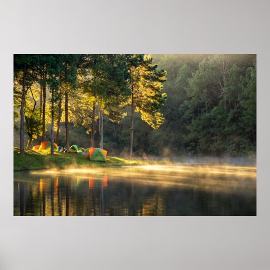 Water | Lake in Meahongson, Thailand Poster (Voorkant)