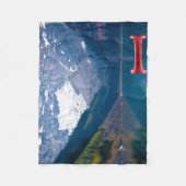 Water Lake Louise Canadian Rocky Mountains Fleece Deken (Voorkant)