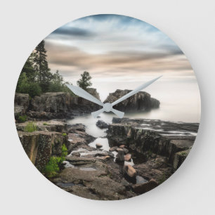 Water Lake Superior Grand Marais, Minnesota Grote Klok