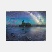 Water Lake Superior Minnesota Fleece Deken (Voorkant (Horizontaal))