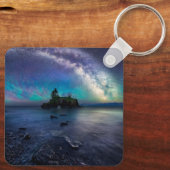 Water Lake Superior Minnesota Sleutelhanger (Achterkant)