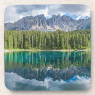 Water   Latemar Mountain Range Bier Onderzetter