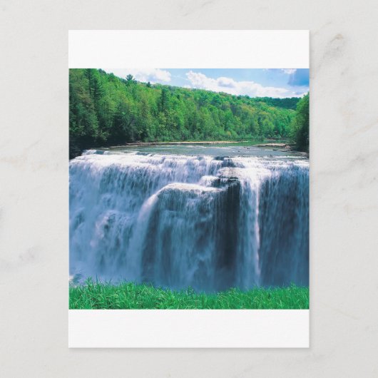 Water Letchworth State Park New York Briefkaart (Voorkant)