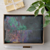 WATER LIES GREEN POND Claude Monet Dark Floral Tissuepapier (Geschenk)