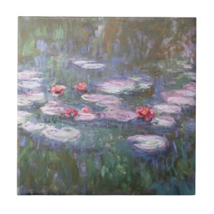 Water Lilie van Claude Monet Ceramic Tile Tegeltje