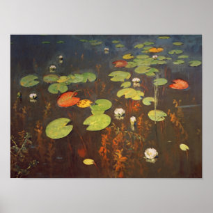Water Lilies 1895 Poster