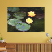 Water-Lilies: 1897-1998, Monet Canvas Afdruk (Insitu (Woonkamer))