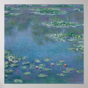 Water Lilies, 1906, van Claude Monet - Poster
