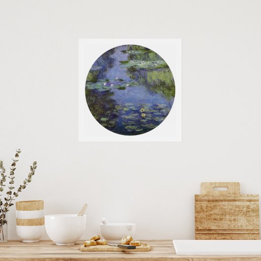 Water-Lilies, 1908 Poster (Keuken)