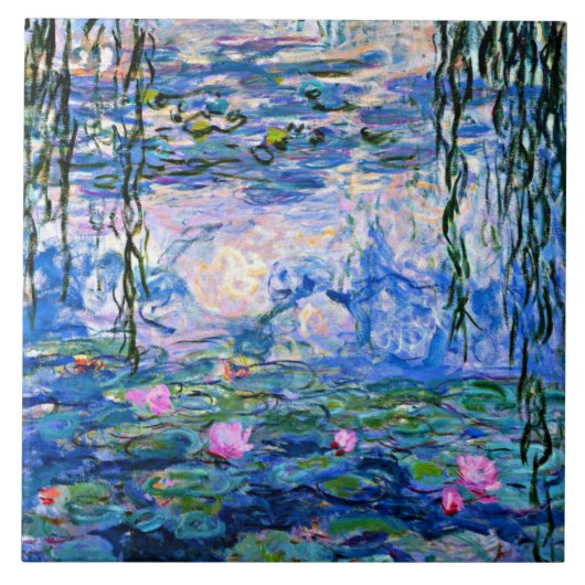 Water Lilies 1919 van Claude Monet Tegeltje (Voorkant)