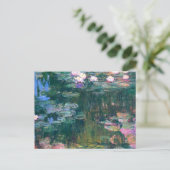 Water Lilies 5 Briefkaart (Staand voorkant)