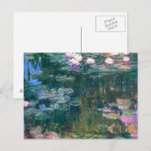 Water Lilies 5 Briefkaart (Voorkant / Achterkant)