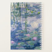 Water Lilies by Monet | Custom Text Planner (Achterkant)