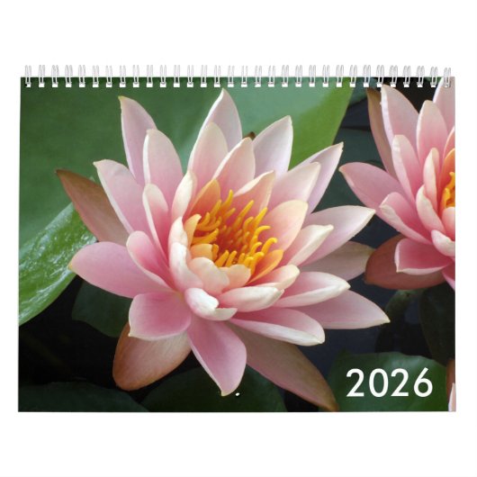Water Lilies Calendar 2026 Kalender (Hoes)