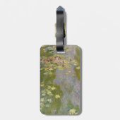 Water Lilies - Claude Monet Bagagelabel (Achterkant verticaal)