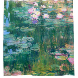 Water Lilies Claude Monet Fine Art Douchegordijn