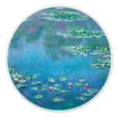 Water Lilies, Claude Monet Keramische Knop (Voorkant)