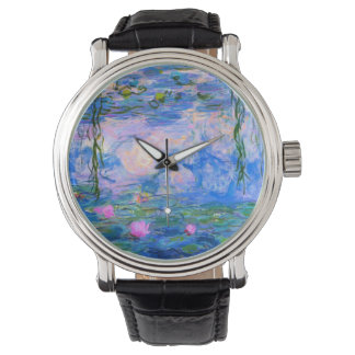 Water Lilies Claude Monet teruggezet Horloge