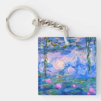 Water Lilies Claude Monet teruggezet Sleutelhanger