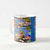 "Water Lilies" de Claude Monet Ceramic Mug (Devant gauche)