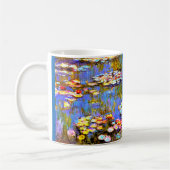"Water Lilies" de Claude Monet Ceramic Mug (Gauche)