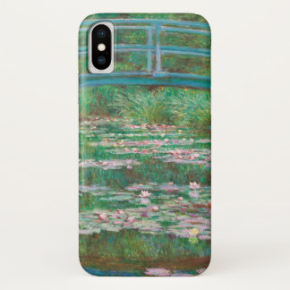 Water Lilies en Japanse brug, Claude Monet iPhone X Hoesje
