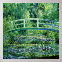 Water Lilies en Japanse brug, Claude Monet