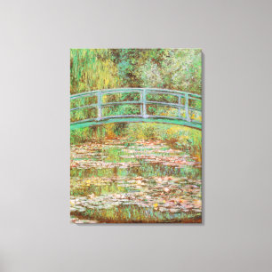 Water Lilies en Japanse Brug Monet Fine Art Canvas Afdruk