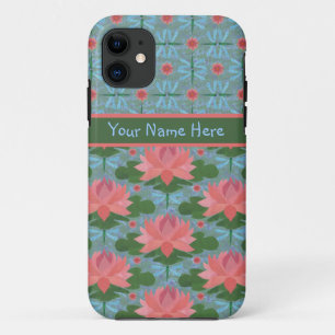 Water Lilies en libellen: iPhone 5/5s Hoesje