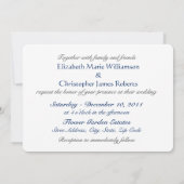 Water Lilies Fine Art Wedding Kaart (Achterkant)