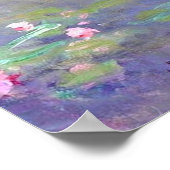 Water Lilies Impressionisme Poster (Hoek)