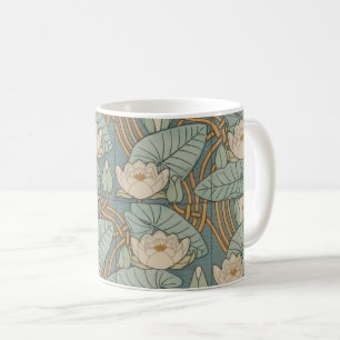 Water Lilies Lily Art Nouveau Natuur Koffiemok