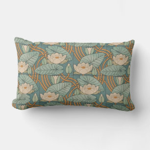 Water Lilies Lily Art Nouveau Natuur Kussen