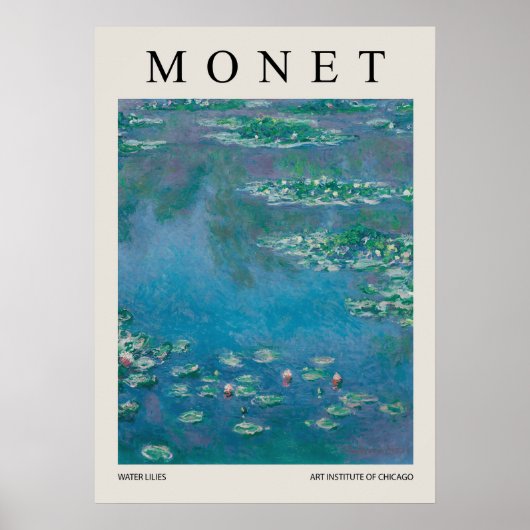 Water Lilies Poster (Voorkant)