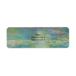 Water Lilies Series by Claude Monet Etiket